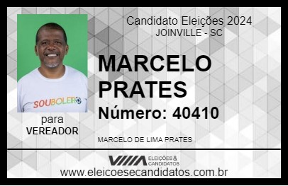 Candidato MARCELO PRATES 2024 - JOINVILLE - Eleições