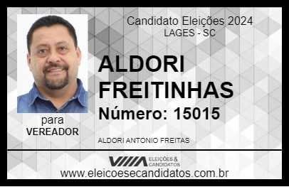 Candidato ALDORI FREITINHAS 2024 - LAGES - Eleições