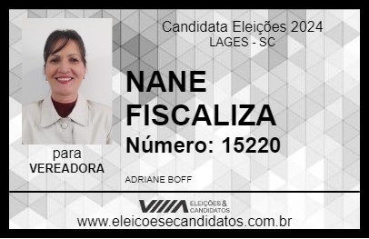 Candidato NANE FISCALIZA 2024 - LAGES - Eleições