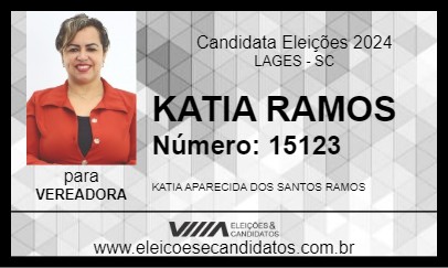 Candidato KATIA  RAMOS 2024 - LAGES - Eleições