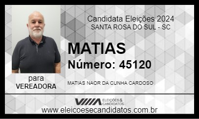 Candidato MATIAS 2024 - SANTA ROSA DO SUL - Eleições