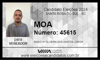 Candidato MOA 2024 - SANTA ROSA DO SUL - Eleições