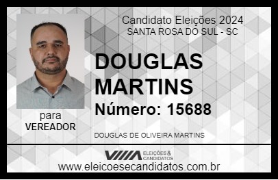 Candidato DOUGLAS MARTINS 2024 - SANTA ROSA DO SUL - Eleições