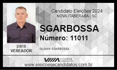 Candidato SGARBOSSA 2024 - NOVA ITABERABA - Eleições