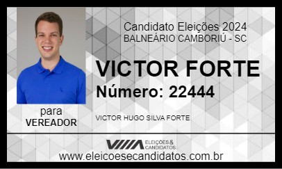 Candidato VICTOR FORTE 2024 - BALNEÁRIO CAMBORIÚ - Eleições