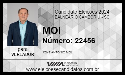 Candidato MOI 2024 - BALNEÁRIO CAMBORIÚ - Eleições