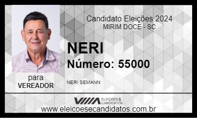 Candidato NERI 2024 - MIRIM DOCE - Eleições