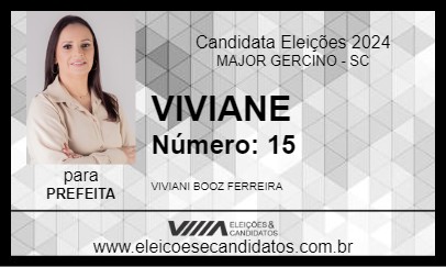 Candidato VIVIANE 2024 - MAJOR GERCINO - Eleições