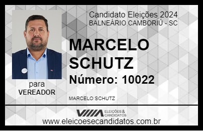 Candidato MARCELO SCHUTZ 2024 - BALNEÁRIO CAMBORIÚ - Eleições