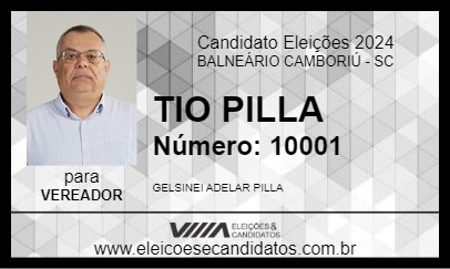 Candidato TIO PILLA 2024 - BALNEÁRIO CAMBORIÚ - Eleições