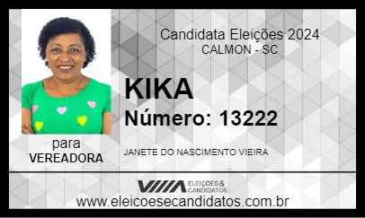 Candidato KIKA 2024 - CALMON - Eleições