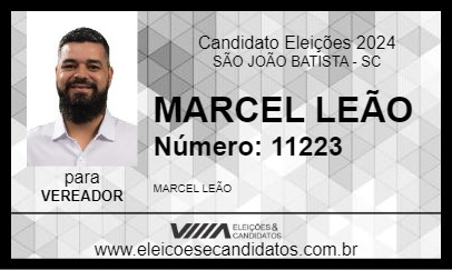 Candidato MARCEL LEÃO 2024 - SÃO JOÃO BATISTA - Eleições