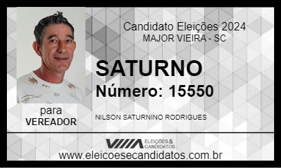 Candidato SATURNO 2024 - MAJOR VIEIRA - Eleições