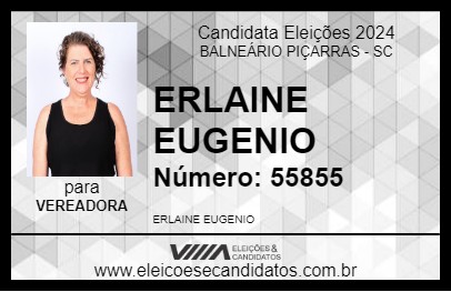 Candidato ERLAINE EUGENIO 2024 - BALNEÁRIO PIÇARRAS - Eleições