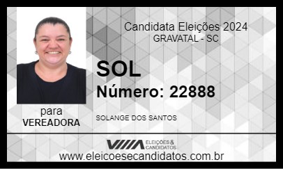 Candidato SOL 2024 - GRAVATAL - Eleições