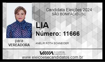 Candidato LIA 2024 - SÃO BONIFÁCIO - Eleições