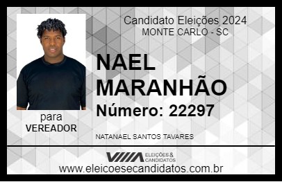 Candidato NAEL MARANHÃO 2024 - MONTE CARLO - Eleições