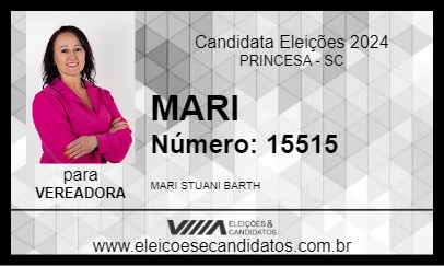 Candidato MARI 2024 - PRINCESA - Eleições