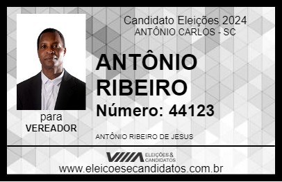 Candidato ANTÔNIO RIBEIRO  2024 - ANTÔNIO CARLOS - Eleições