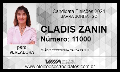 Candidato CLADIS ZANIN 2024 - BARRA BONITA - Eleições