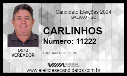 Candidato CARLINHOS 2024 - GALVÃO - Eleições