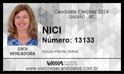 Candidato NICI 2024 - GALVÃO - Eleições