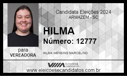 Candidato HILMA 2024 - ARMAZÉM - Eleições