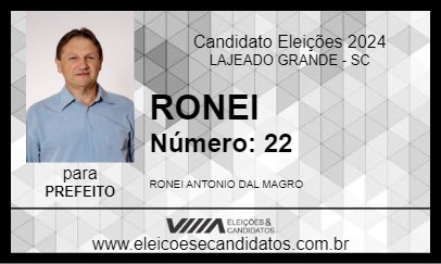 Candidato RONEI 2024 - LAJEADO GRANDE - Eleições