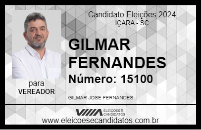 Candidato GILMAR FERNANDES 2024 - IÇARA - Eleições