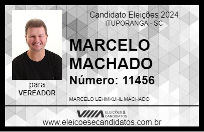 Candidato MARCELO MACHADO 2024 - ITUPORANGA - Eleições