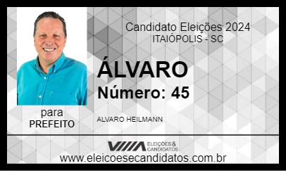 Candidato ÁLVARO 2024 - ITAIÓPOLIS - Eleições