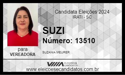 Candidato SUZI 2024 - IRATI - Eleições