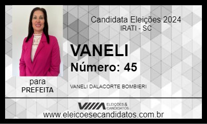 Candidato VANELI 2024 - IRATI - Eleições