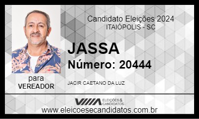 Candidato JASSA 2024 - ITAIÓPOLIS - Eleições