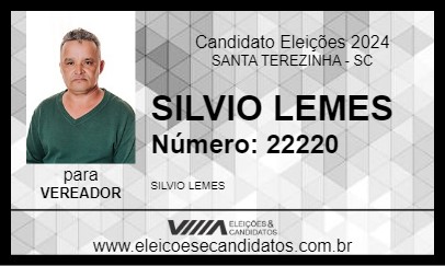 Candidato SILVIO LEMES 2024 - SANTA TEREZINHA - Eleições