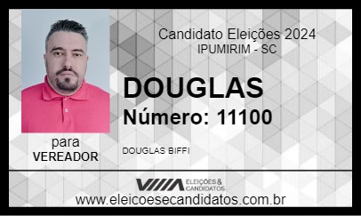 Candidato DOUGLAS 2024 - IPUMIRIM - Eleições