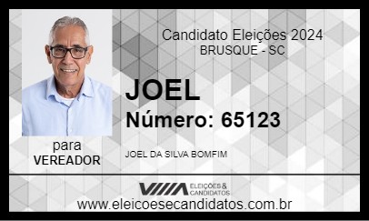 Candidato JOEL 2024 - BRUSQUE - Eleições