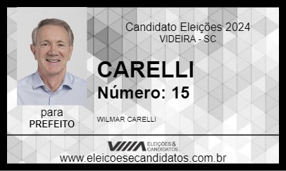 Candidato CARELLI 2024 - VIDEIRA - Eleições