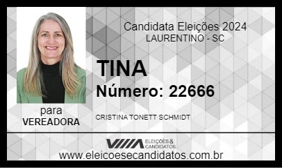 Candidato TINA 2024 - LAURENTINO - Eleições