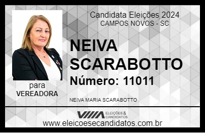 Candidato NEIVA SCARABOTTO 2024 - CAMPOS NOVOS - Eleições