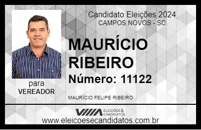 Candidato MAURÍCIO RIBEIRO 2024 - CAMPOS NOVOS - Eleições