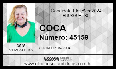 Candidato COCA 2024 - BRUSQUE - Eleições