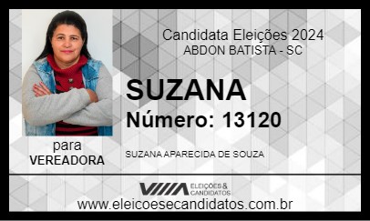 Candidato SUZANA 2024 - ABDON BATISTA - Eleições