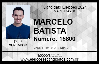 Candidato MARCELO BATISTA 2024 - MACIEIRA - Eleições