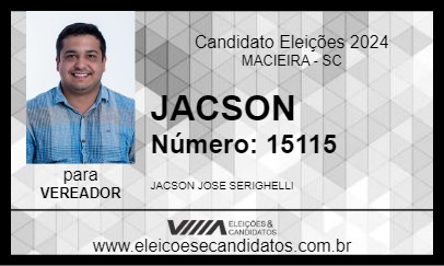 Candidato JACSON 2024 - MACIEIRA - Eleições