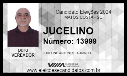 Candidato JUCELINO 2024 - MATOS COSTA - Eleições