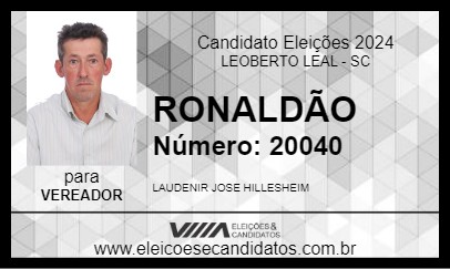 Candidato RONALDÃO 2024 - LEOBERTO LEAL - Eleições