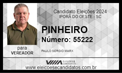 Candidato PINHEIRO 2024 - IPORÃ DO OESTE - Eleições