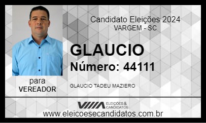 Candidato GLAUCIO 2024 - VARGEM - Eleições