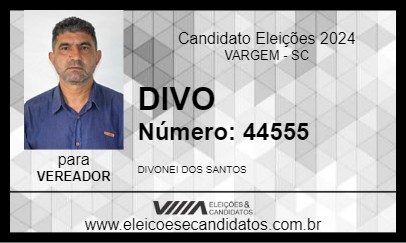 Candidato DIVO 2024 - VARGEM - Eleições